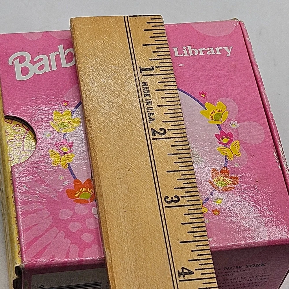 Vintage 1998 Barbie Pocket Library Golden Books Complete 6 Board Book Box Set